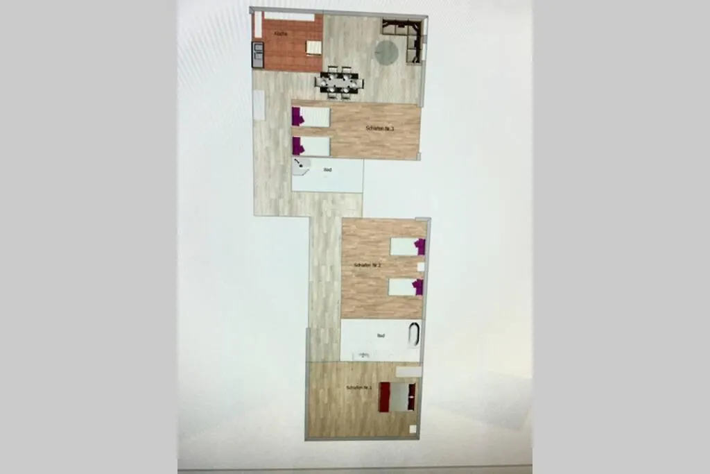 Apartment 120 Qm -3 Schlafzimmer-2 Baeder- Fuer 7 Gaeste Dusseldorf 0*,